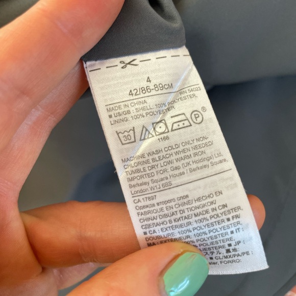 Banana Republic Slate Crepe Strappy Formal Maxi Dress - Picture 11 of 13